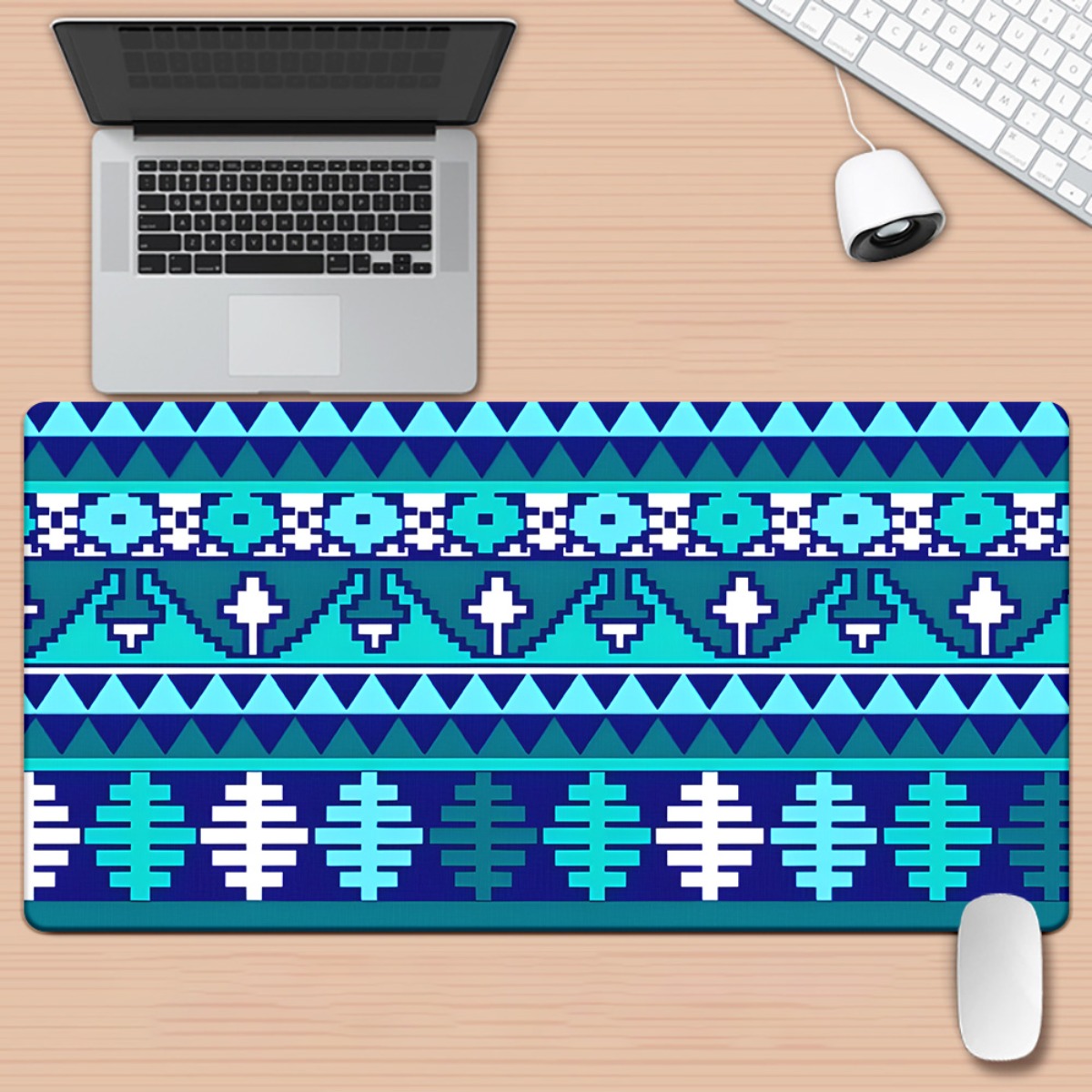 Gaming Keyboard Brand - Коврик для стола Brand Tribal Blue