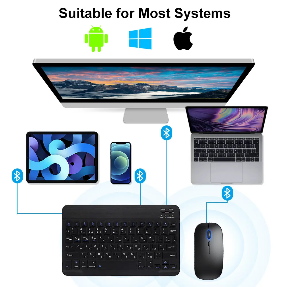 Новая беспроводная клавиатура  – обзор и цена Gaming Keyboard Mechanical Wireless