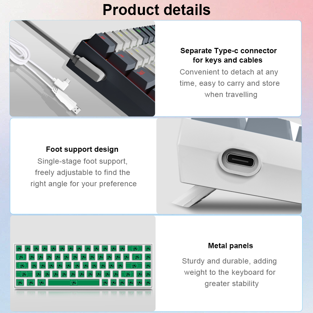 Компактная тонкая Механическая – обзор и цена Gaming Keyboard E Yooso