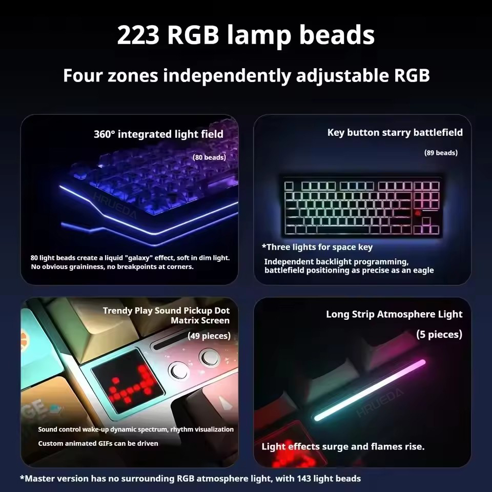 AULA F87 Pro V2 Беспроводная м – обзор и цена Gaming Keyboard No Rgb