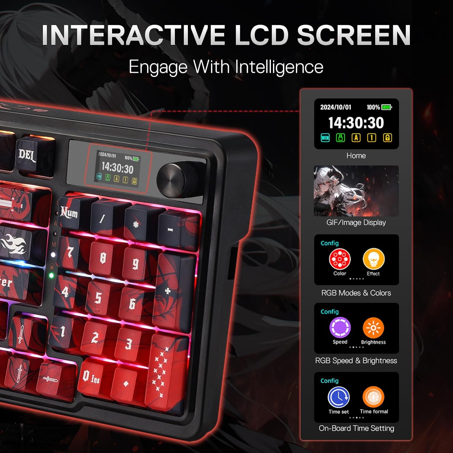 Беспроводная игровая клавиатур – обзор и цена Gaming Keyboard Hot Swappable