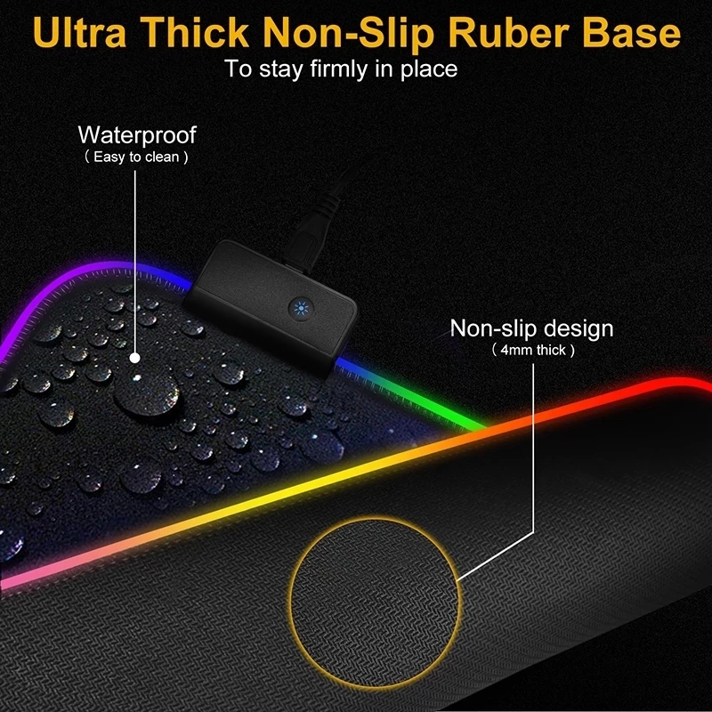 Коврик для мыши со светодиодно – обзор и цена Gaming Keyboard No Rgb