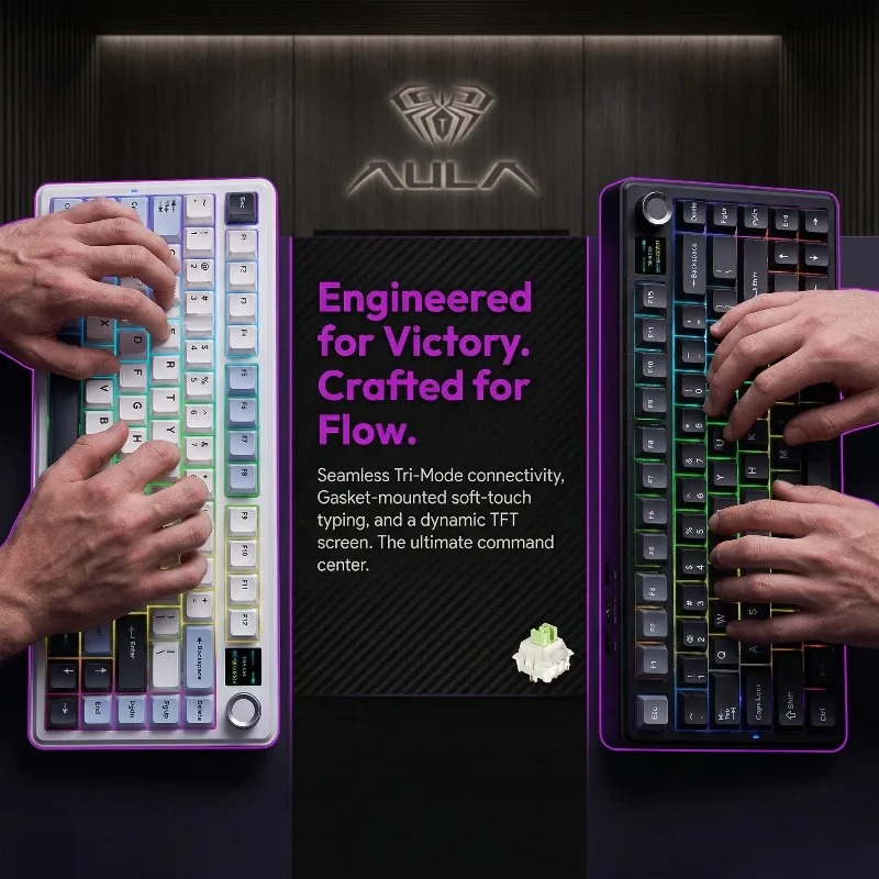 Механическая клавиатура AULA F – обзор и цена Gaming Keyboard Hot Swappable