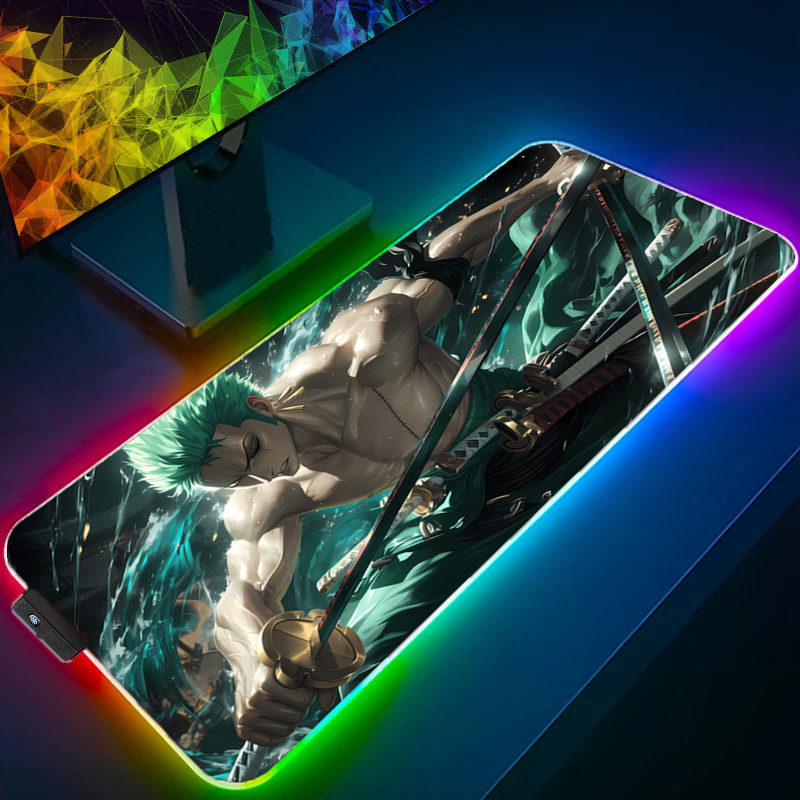 ONE PIECE Zoro коврик для мыши – обзор и цена Gaming Keyboard No Rgb