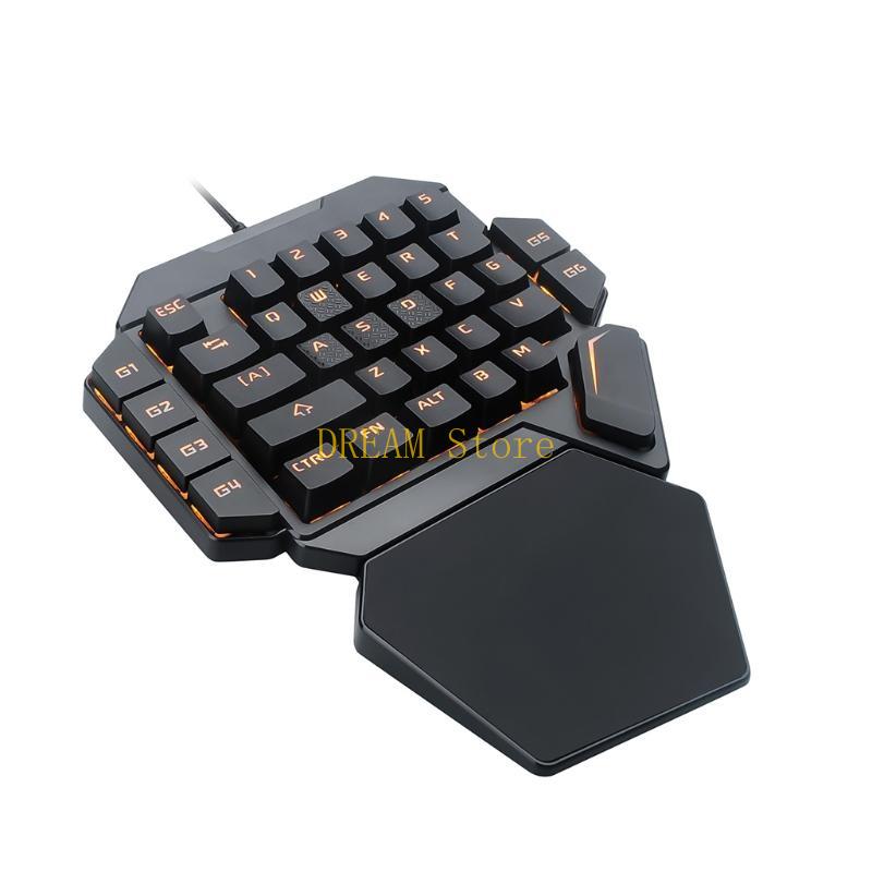 Одноручная RGB светящаяся подс – обзор и цена Gaming Keyboard Half