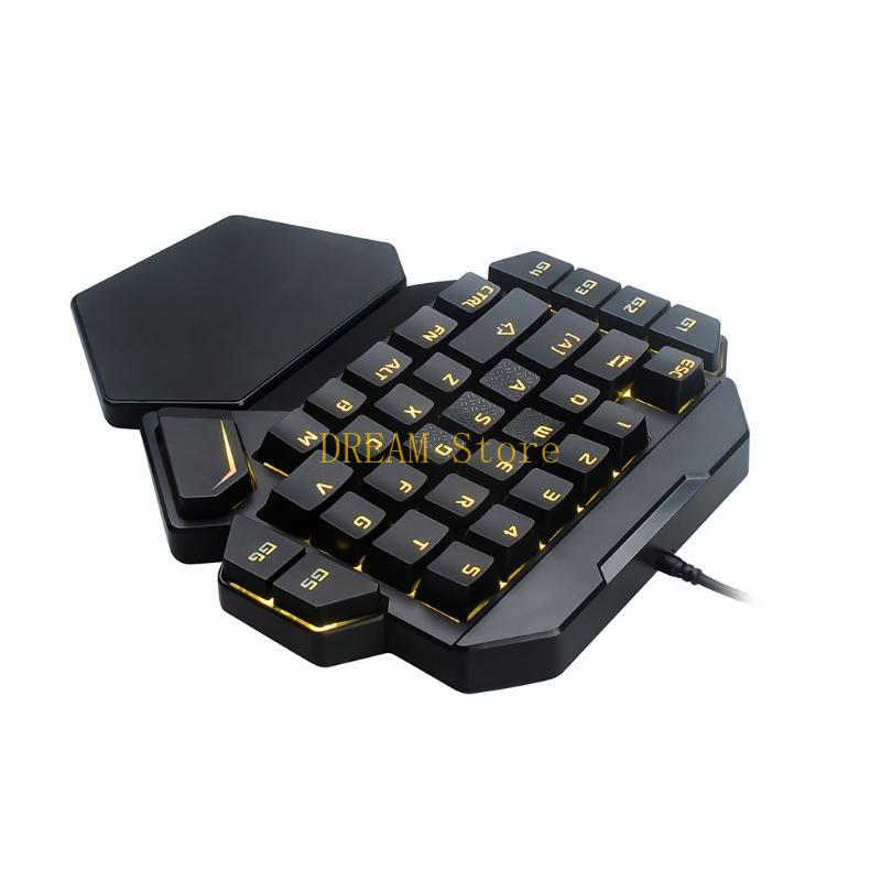 Одноручная RGB светящаяся подс – обзор и цена Gaming Keyboard Half