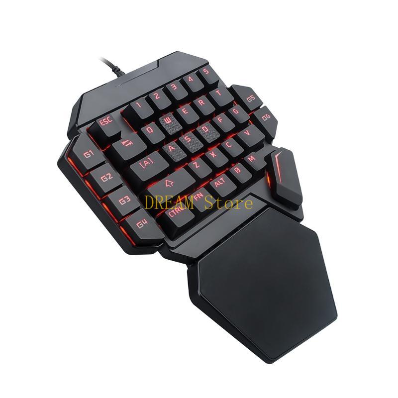 Одноручная RGB светящаяся подс – обзор и цена Gaming Keyboard Half