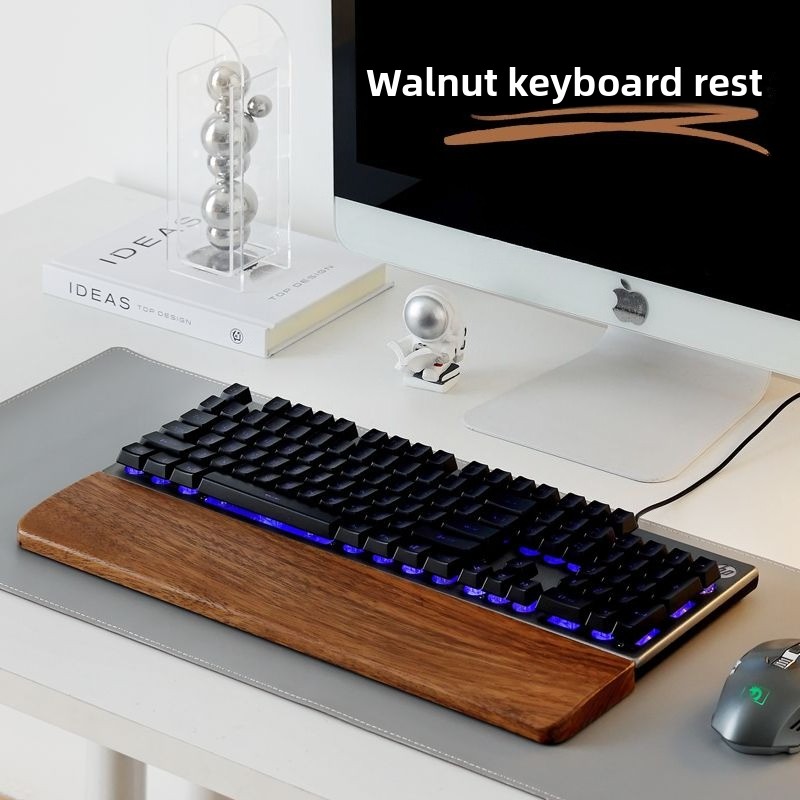 Клавиатура из цельного дерева, – обзор и цена Wrist Rest Wood