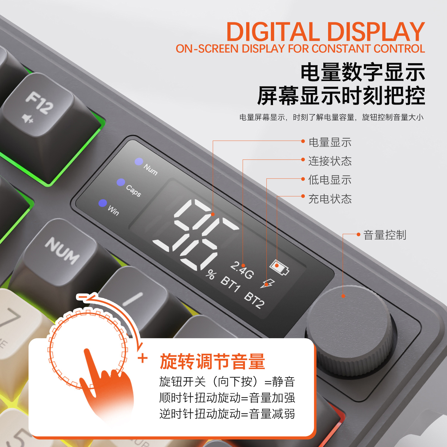 Горячая новинка: Беспроводной  – обзор и цена Gaming Keyboard Mechanical Wireless