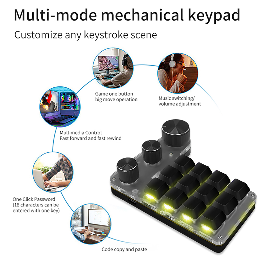 Программирование по Bluetooth, – обзор и цена Gaming Keyboard Mini