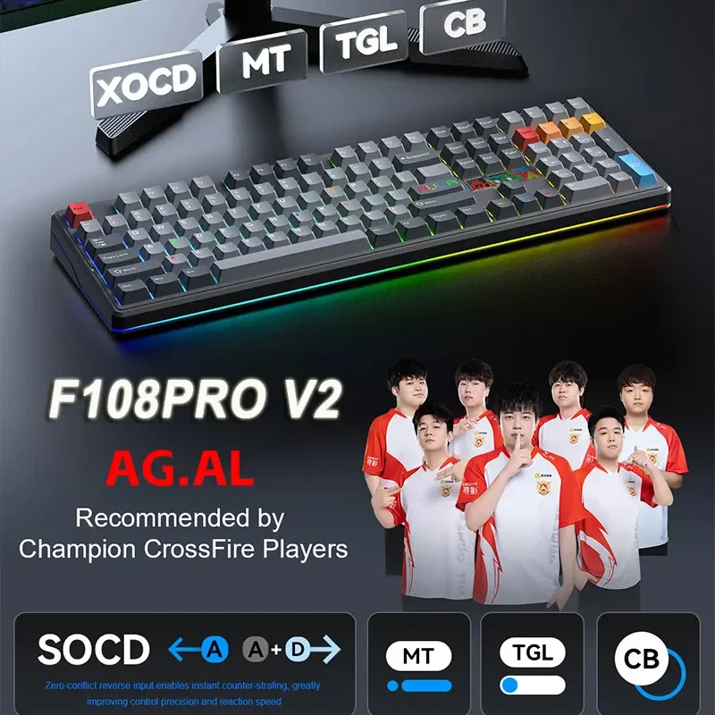 Механическая клавиатура AULA F – обзор и цена Gaming Keyboard Hot Swappable
