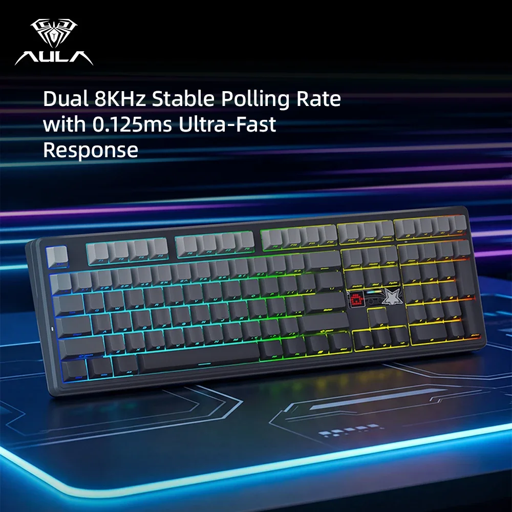 Механическая клавиатура AULA F – обзор и цена Gaming Keyboard Hot Swappable