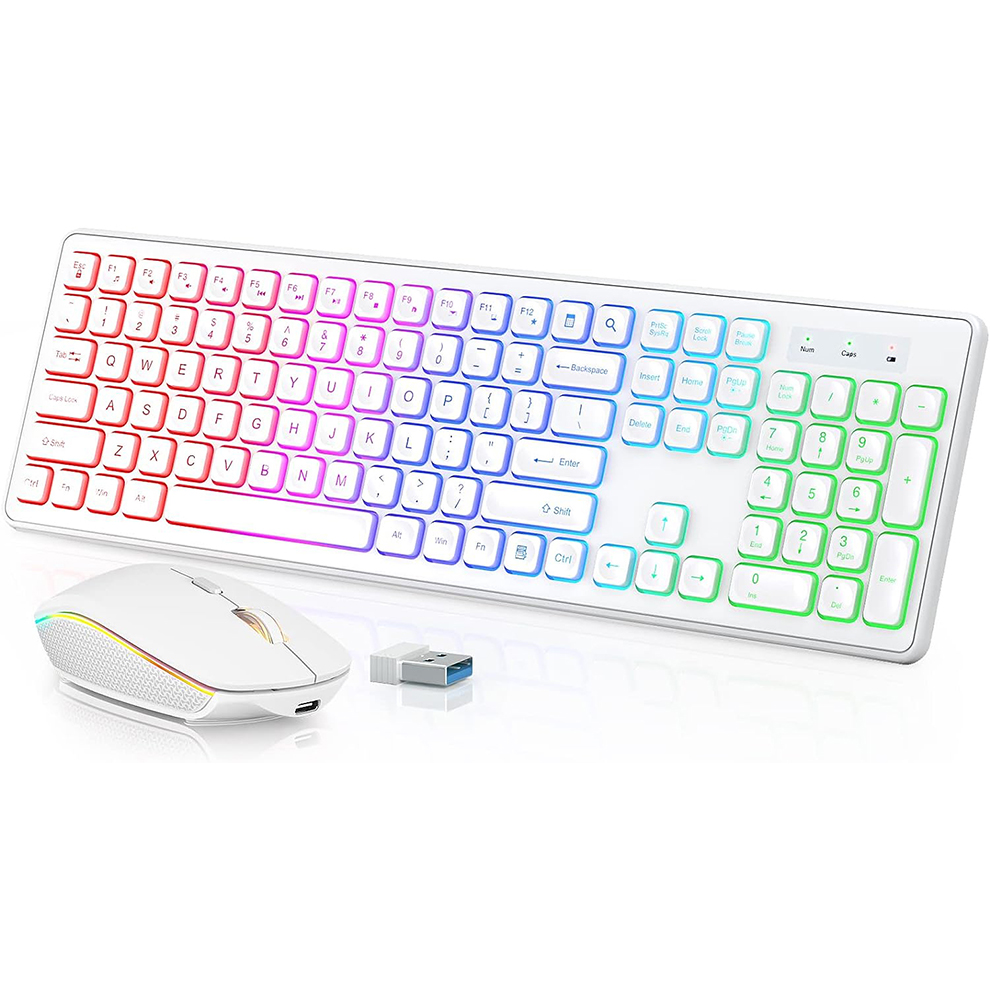 Беспроводная клавиатура и мышь – обзор и цена Gaming Keyboard Mechanical Wireless