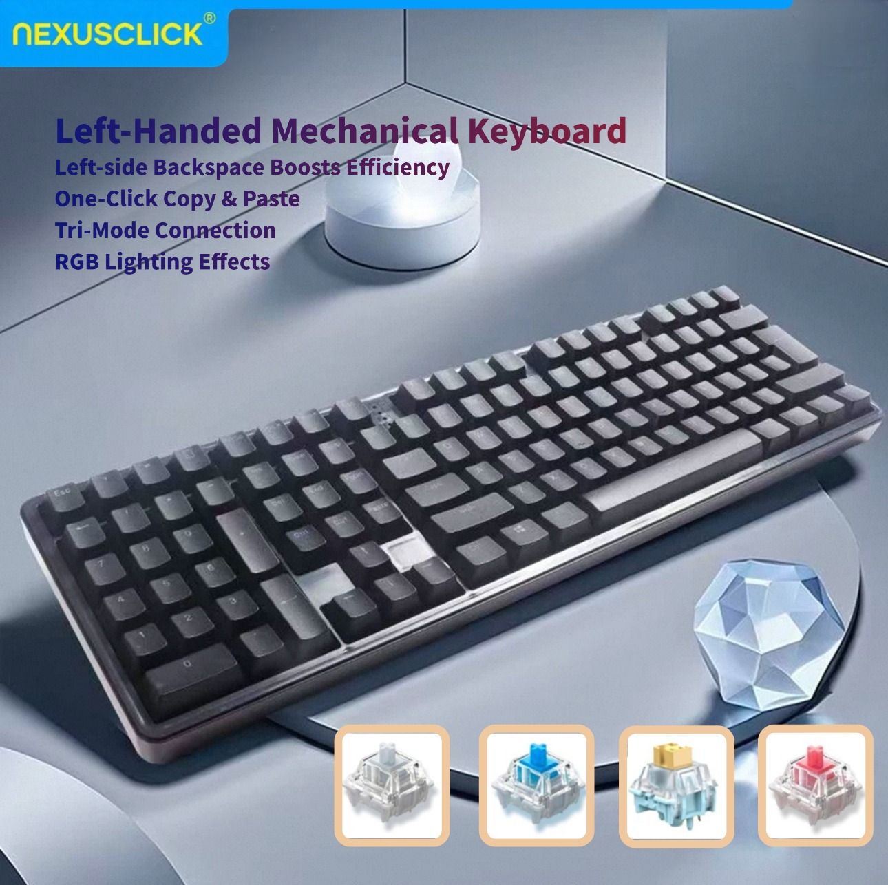 Механическая клавиатура NexusC – обзор и цена Gaming Keyboard Number Pad